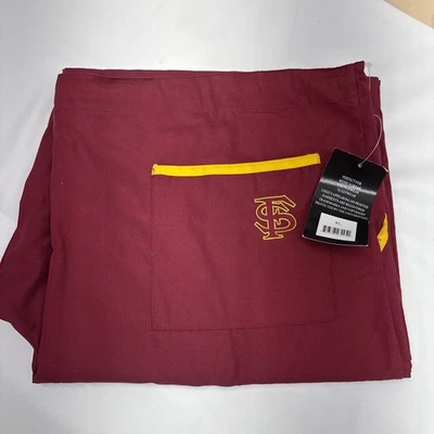 NCAA Florida State Seminoles Scrub Dudz Scrub Pants Crimson PocketDrawstring XL - Image 1 of 4