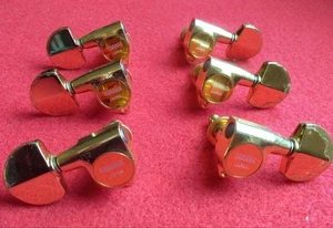 Yamaha SG Guitar Tuning Pegs L3+R3 Set Used No Screws 8-10 Years - Picture 1 of 7
