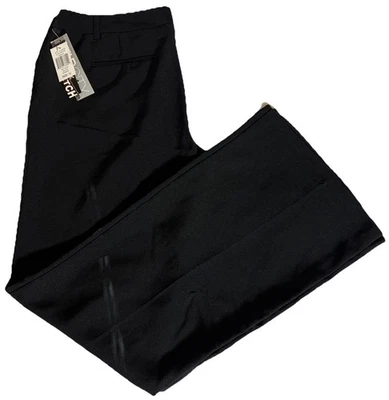 Pantalones de vestir de pierna ancha Star City pantalones para mujer talla 13 negro nuevo con etiquetas Foto 1 de 4