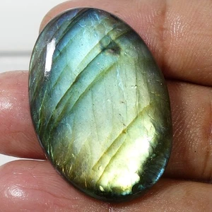 Natural Multi Fire Labradorite Oval Shape Cabochon Loose Gemstone 51.10 Carat - Picture 1 of 5