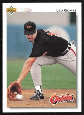 1992 Upper Deck Leo Gomez Baltimore Orioles #161 - Image 1 of 2