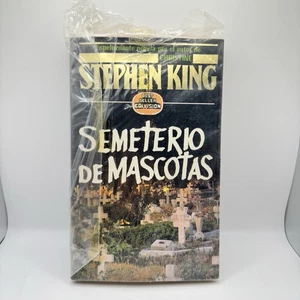 Stephen King Semeterio De Mascotas 1985 1st Ed Pet Sematary Spanish RARE - Imagen 1 de 12