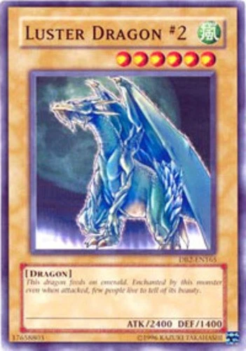 Luster Dragon #2 - DB2-EN165 - Common - Unlimited Edition - Heavily Played - Image 1 of 1