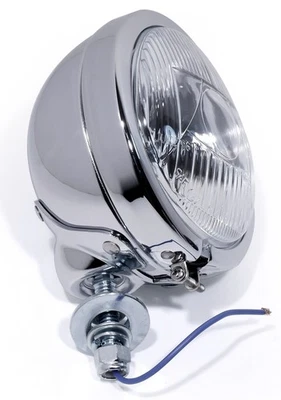 Fernscheinwerfer Chrom Zusatzscheinwerfer Spotlight Chopper Oldtimer US Car Auto - Image 1 of 4