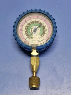 Imperial 425-Cb Gauge,2-1/2 In Dia,Low Side,Blue,350 Psi - Image 1 of 4