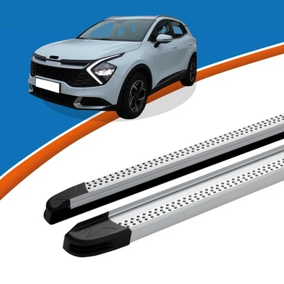 Pedane Adatte Per Soglie Kia Sportage Dal 2021 MAJA Argento - Immagine 1 di 4