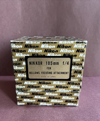 Nikon Micro Nikkor 105mm F4 AI Lens Close Up SEALED LENS - Image 1 of 4