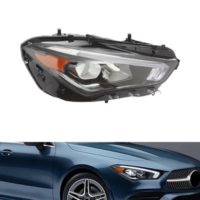 Passenger Side Headlight For 2020-2023 Mercedes-Benz CLA200 CLA250 LED Headlamp Foto 1 de 4