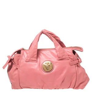 Gucci Pink Leather Hysteria Satchel - Picture 1 of 10