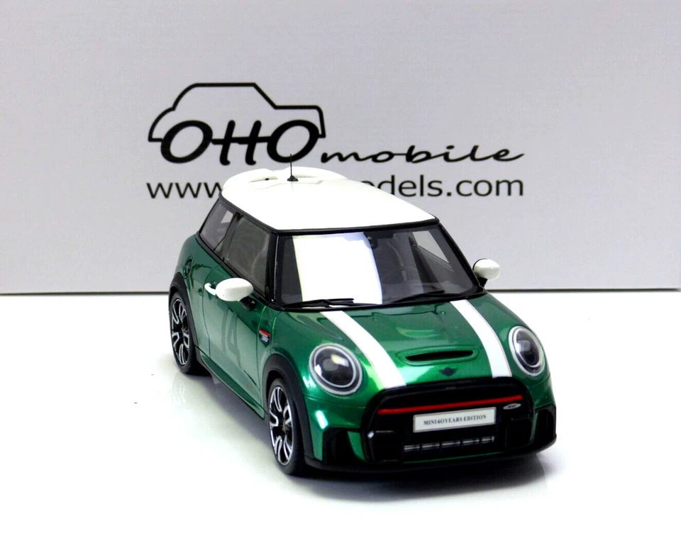 Mini Cooper (F56) JCW John Cooper Works #74 2023 Green IV 1:18 OT1098 OttOmobile - Image 1 of 4