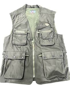 🔥MILITARY Utility Vest MADE FOR US TROOPS "MILE DRAGIC" Green BIG SIZE XXXL NEW - Picture 1 of 22