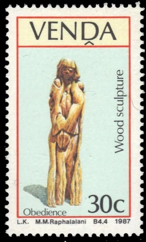 VENDA 168 (SG158) - Wood Sculpture "Obedience" (pa57431+) Cover