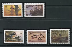 Ohio 8, 9, 11-13 Waterfowl State Duck Hunting Stamps MNH - Picture 1 of 4