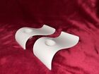 Villeroy & Boch Germany Wave Pair of Candle Holders 5