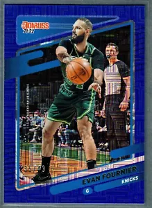 2021-22 Donruss Evan Fournier Choice azul #/49 Knicks SP - Imagen 1 de 2