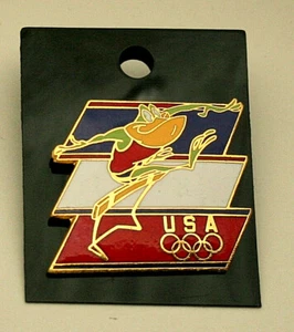 WB Warner Brothers USA Olympic Team 1996 Games Michigan J Frog Pin NOS Neu - Bild 1 von 6