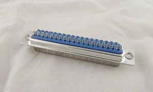 1pcs 37 Pin 2 Rows D-SUB DB37 Male Plug Solder Type Straight Connector Adapter - Picture 1 of 6