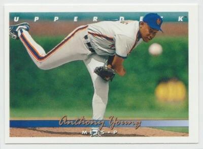 1993 Upper Deck Baseball #71 Anthony Young - New York Mets - Image 1 of 2