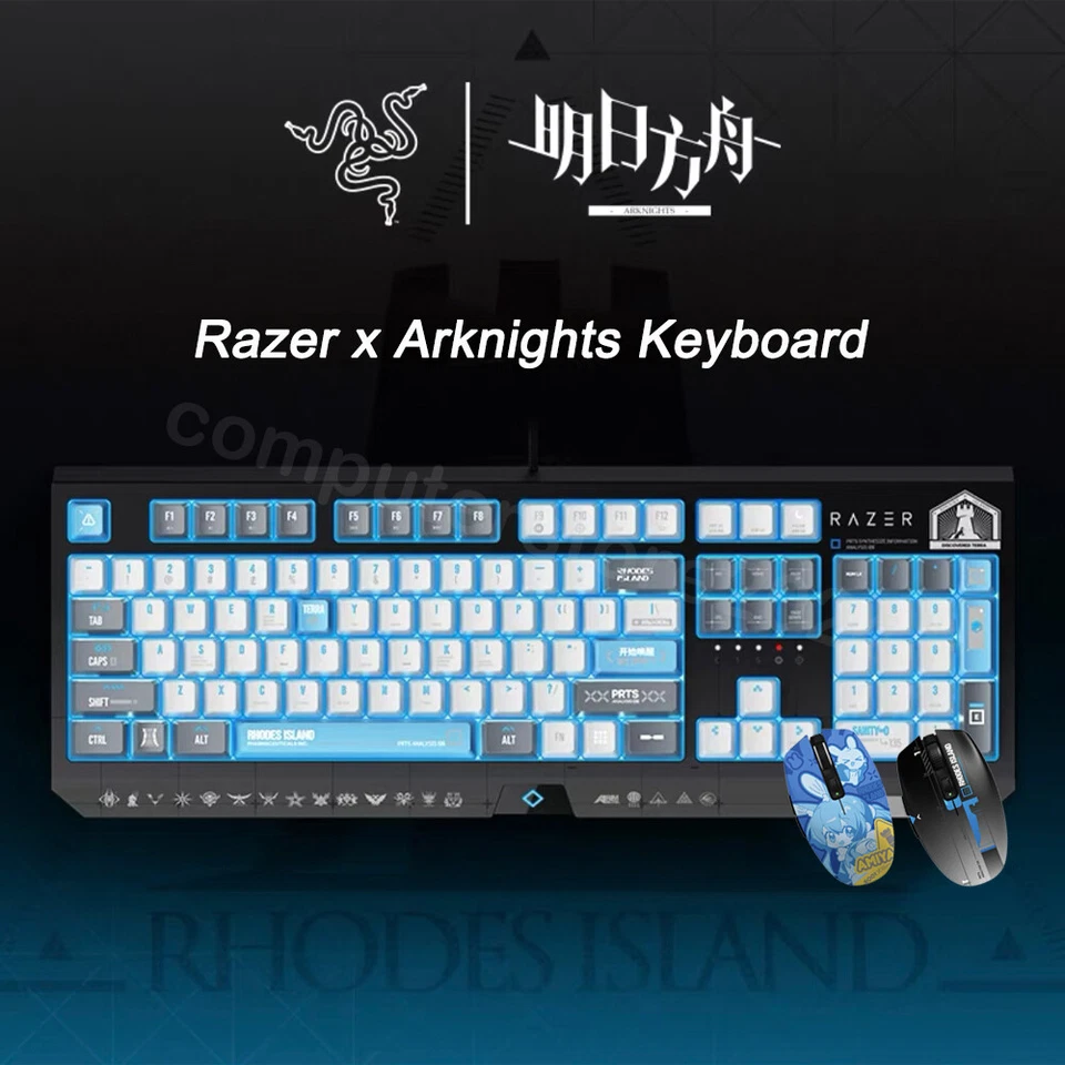 Razer x Arknights Rhodes Island Blackwidow TKL Wired Mechanical Keyboard & Mouse - Image 1 of 1