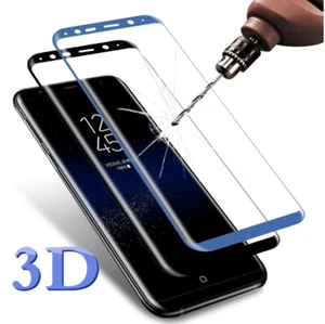 Samsung Galaxy S8 Plus Full cover 3D TEMPERED GLASS Screen Protector - Picture 1 of 9