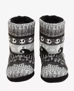 Disney Nightmare Before Christmas Fair Isle Slipper Stiefel Größe Small (5/6) - Bild 1 von 3