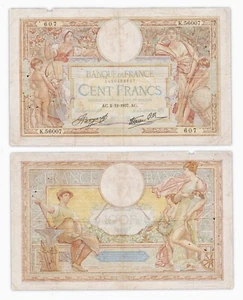 100 FRANCS 1937 FRANCE - Merson - P86a (K.56007) Boyer & Favre Gilly - Picture 1 of 2