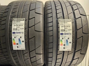 2X NEW BRIDGESTONE RE070R 285/35 ZRFT20 100Y GTR RUNFLAT TYRES 285 35 20 2853520 - Picture 1 of 4