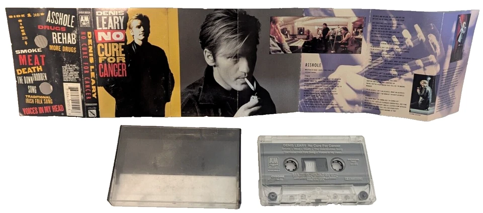 No Cure for Cancer by Denis Leary Cassette 1993 A&M Tested Working 31454 00554 - Image 1 of 4