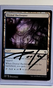 MTG Magic the Gathering AP Artist Proof FRF Auto Autograph #168 Dismal Backwater - Picture 1 of 2