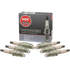 For Set of 6 2771/UR5 Chevrolet NGK V-Power Resistor Spark Plugs Made In Japan - Picture 1 of 1
