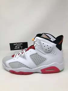 Nike Air Jordan 6 Hare taglia 12,5 retrò grigio bianco NUOVE DS CT8529 062 scatola danneggiata - Foto 1 di 12