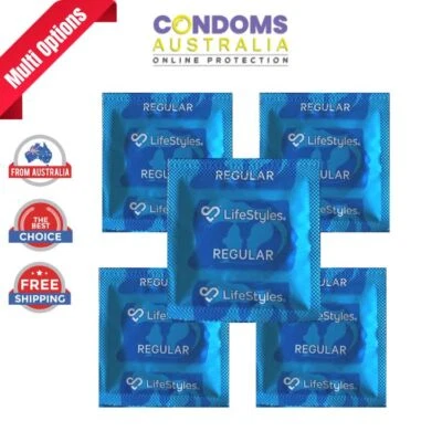 Ansell Lifestyles Regular Condoms Multi Options - FREE SHIPPING - image 1 of 4