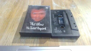 PHIL COLLINS NO JACKET REQUIRED RE VIRGIN UK LP CHROME CASSETTE TAPE 1985 ROCK - Picture 1 of 1