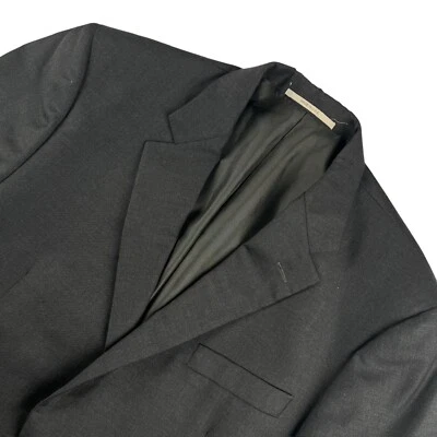 Chaqueta Blazer Hickey Freeman Para Hombre 100% Lana Negra • EE. UU. • 44R Foto 1 de 4