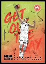 Jeremy Lin 2018 Hoops Get out of the Way Card  #GOW-18
