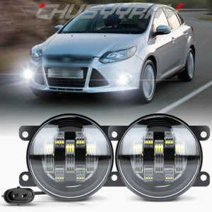 For 08-14 Ford Focus PAIR Factory Bumper Replacement Fog Lights Clear Lens - Picture 1 of 12