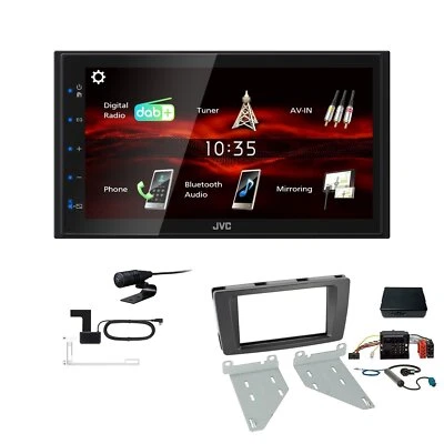 JVC Bluetooth 2DIN DAB+ Autoradio für Skoda Yeti schwarz inkl Canbus - Bild 1 von 4