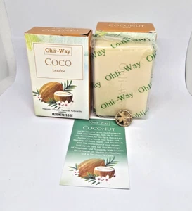 JABON DE COCO / COCONUT SOAP PARA LIMPIAR ATRAE BUENAS VIBRAS ENERGIAS - Bild 1 von 5