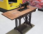 1937 Singer 15K Sewing Machine With Treadle Table - Needs Repair Work 