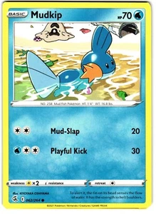 Mudkip 62/264 Pokemon SWSH: Fusion Strike - Imagen 1 de 3