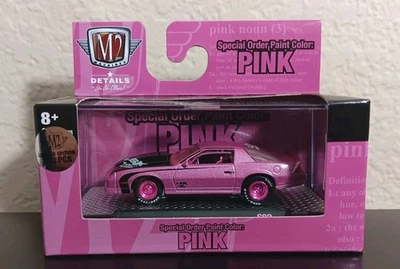 NEW M2 MACHINES 1985 Pink Camaro Iroc Z Chase VHTF RARE 🔥🔥🔥 - Image 1 of 4