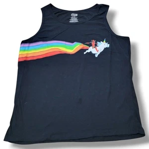 Camisa Marvel Talla XL Marvel Comics Deadpool Camiseta sin mangas Arco Iris Unicornio Gráfico Camiseta - Imagen 1 de 8