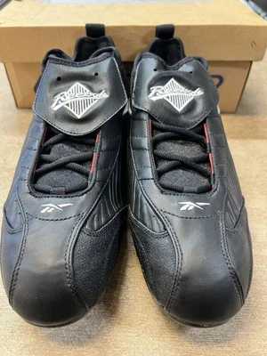  НОВЫЕ бейсбольные бутсы Reebok Pro Past Time низкие черные/белые мужские размер 13 - Изображение 1 из 4