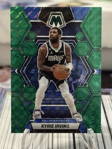 2022-23 Panini Mosaic - Green Mosaic Prizm #13 Kyrie Irving - Picture 1 of 2
