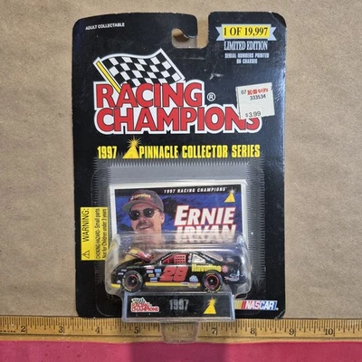 NOS 1997 NASCAR Racing Champions Pinnacle 收藏家 ERNIE IRVAN #28 — 第 1/3 张图片