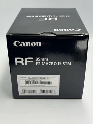 Canon RF 85mm f/2 Macro IS STM Lens - Image 1 of 4