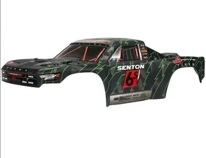 ARRMA AR406144 SENTON 6S BLX Painted Body Black/Green ARAC3409 Car/Truck Bodies - Picture 1 of 4