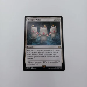 Moogles' Valor MTG Rare Magic: The Gathering Final Fantasy 6 FFVI White Instant - Picture 1 of 2