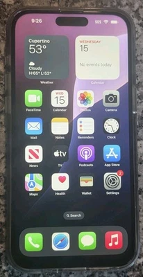 Apple iPhone 15 Pro Max, MU683LL/A, IOS, 256GB, AT&T, Reset, No Icloud, 👀 Info - Image 1 of 4