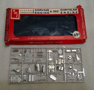 Vintage NOS AMT #3003 Corvair Motor 392" Chrysler Motor Modellauto Zubehör 1/25 - Bild 1 von 12